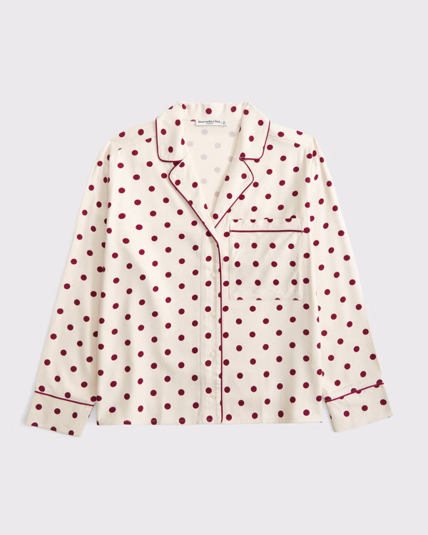 Women's Flannel Sleep Shirt | Women's New Arrivals | Abercrombie.com | Abercrombie & Fitch (US)
