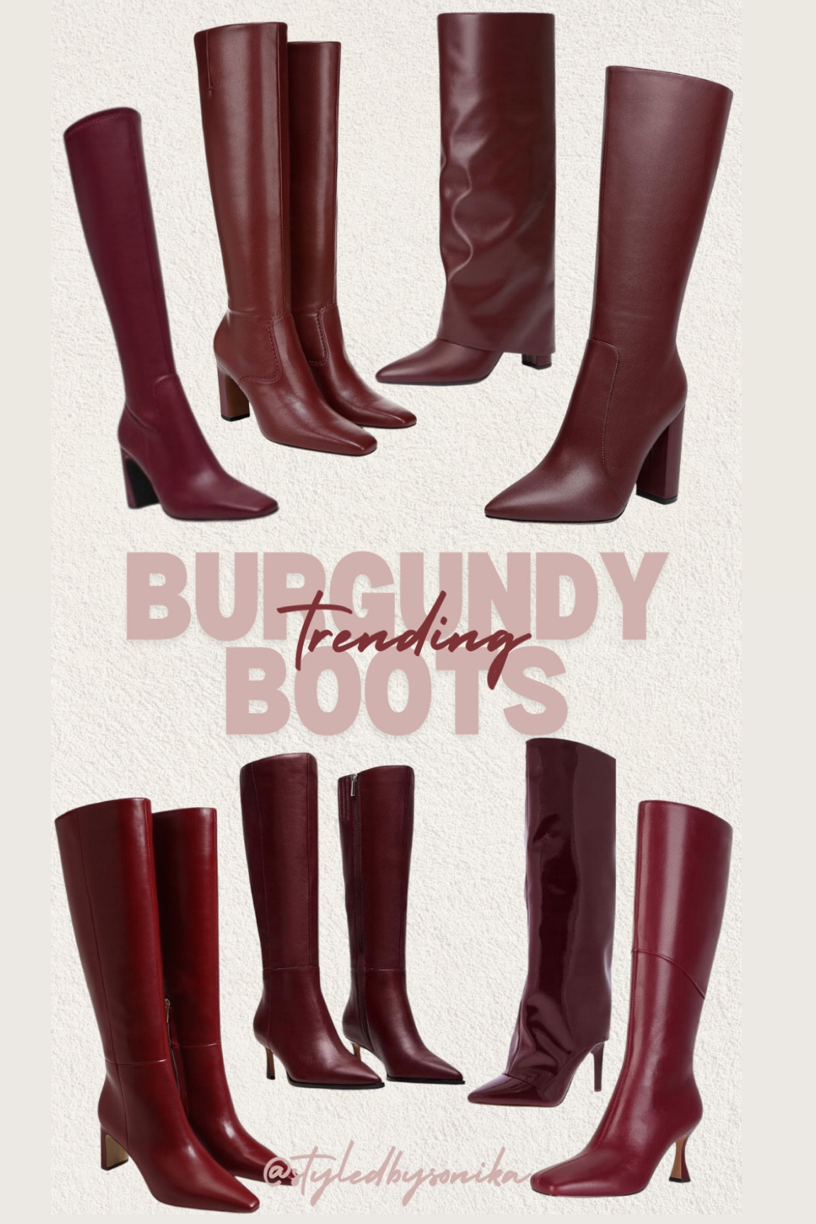 Burgundy boots
Trending
Red boots


#LTKFindsUnder50 #LTKFindsUnder100 #LTKShoeCrush