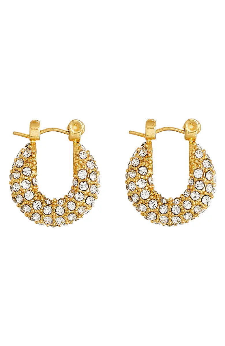 Small Cubic Zirconia Huggie Hoop Earrings | Nordstrom