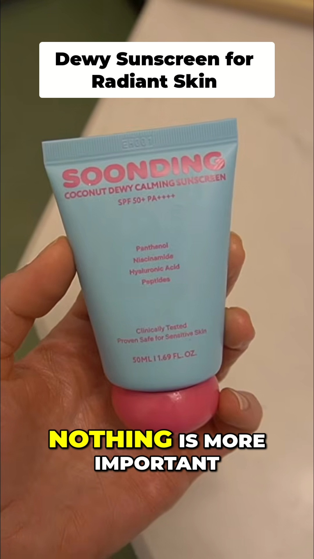 SOONDING - Coconut Dewy Calming Sunscreen SPF50+ PA++++ 

 #LTKBeauty