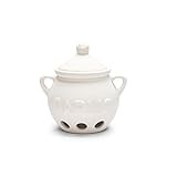 Fox Run Garlic Keeper, Ceramic, White | Amazon (US)