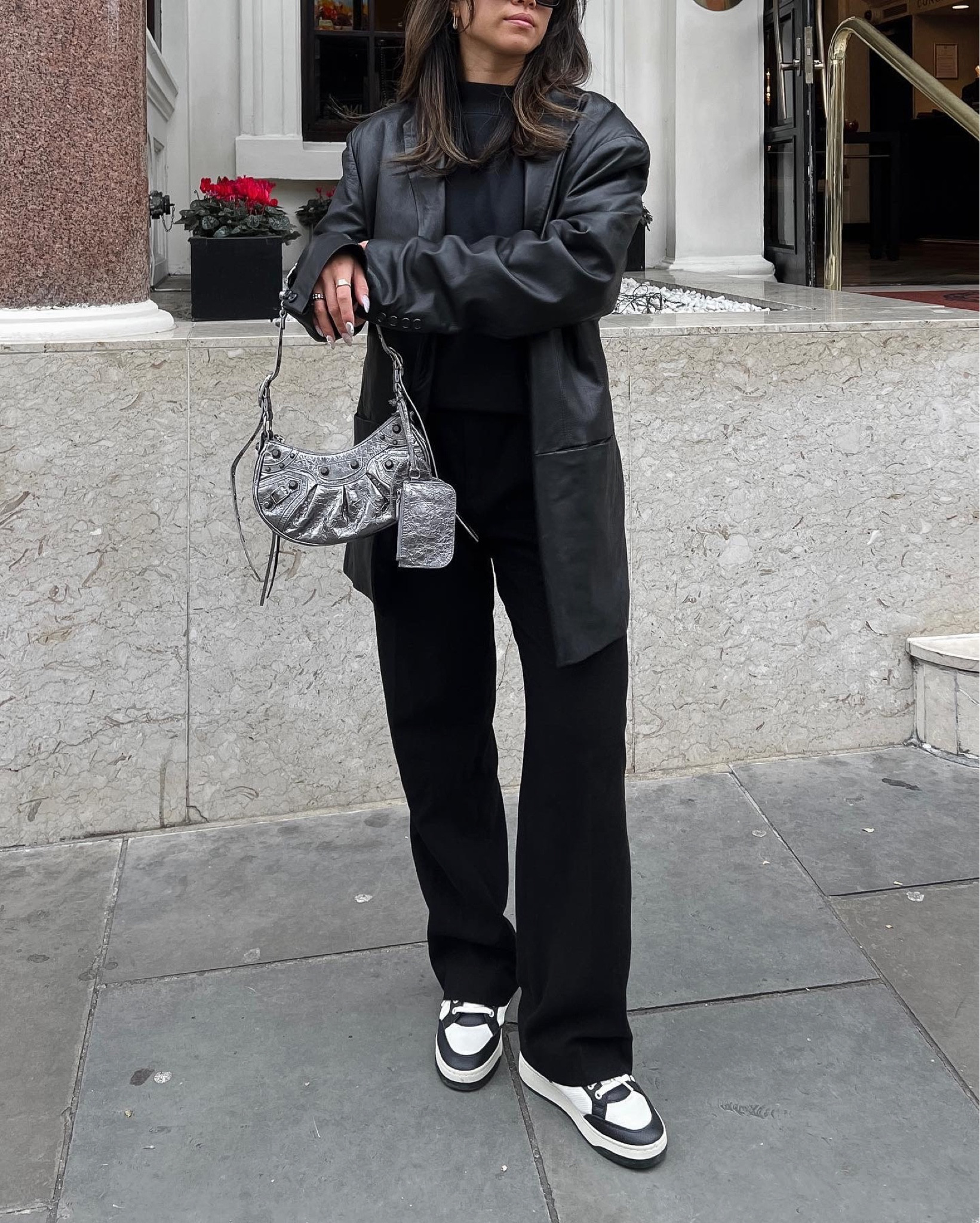 leather blazer outfit

#LTKitbag #LTKshoecrush #LTKstyletip