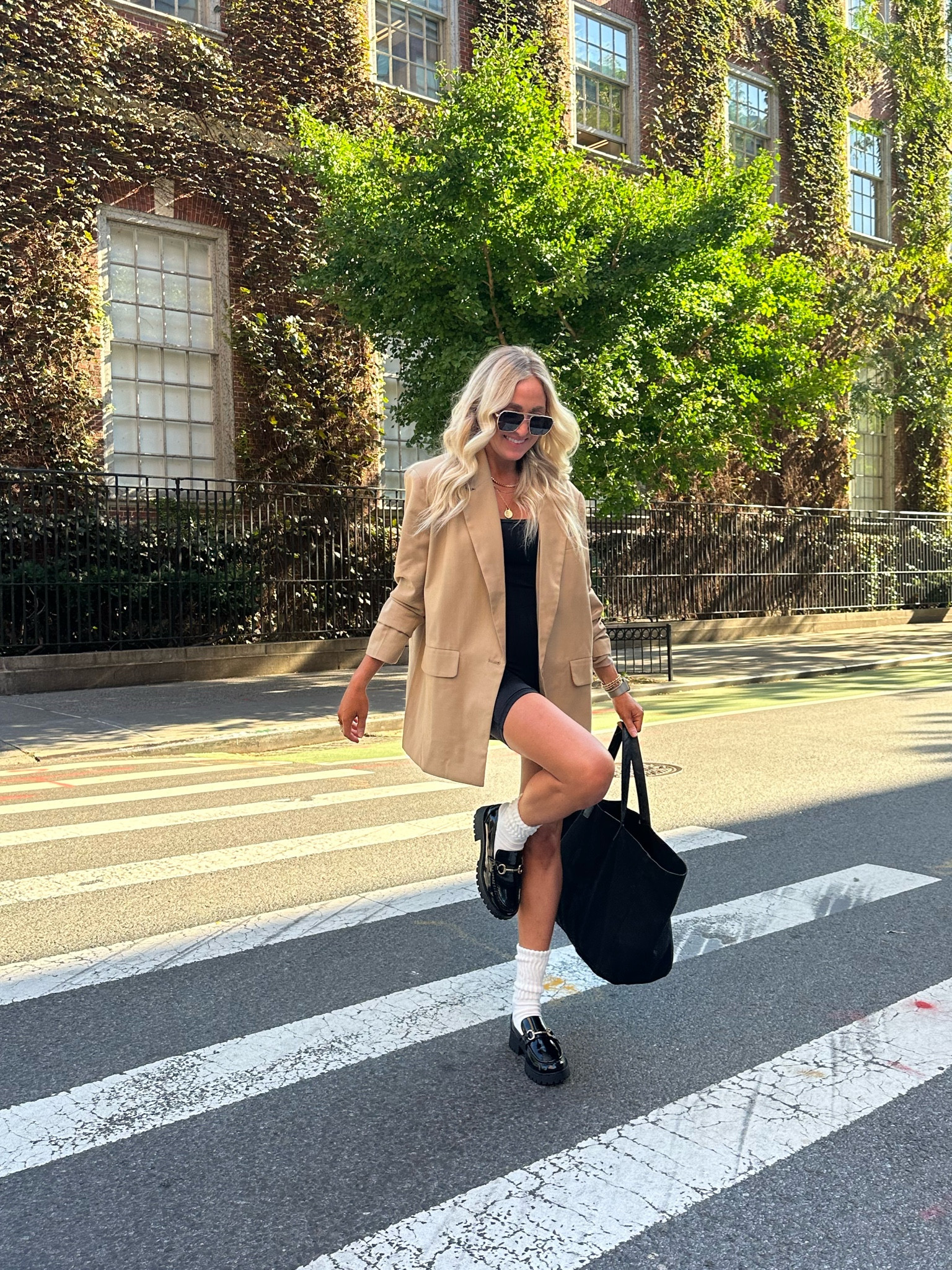 Everything runs tts (except I ordered up to a S in blazer and up 1/2 size in loafers so I can wear socks with them)  

#LTKfindsunder100 #LTKSeasonal