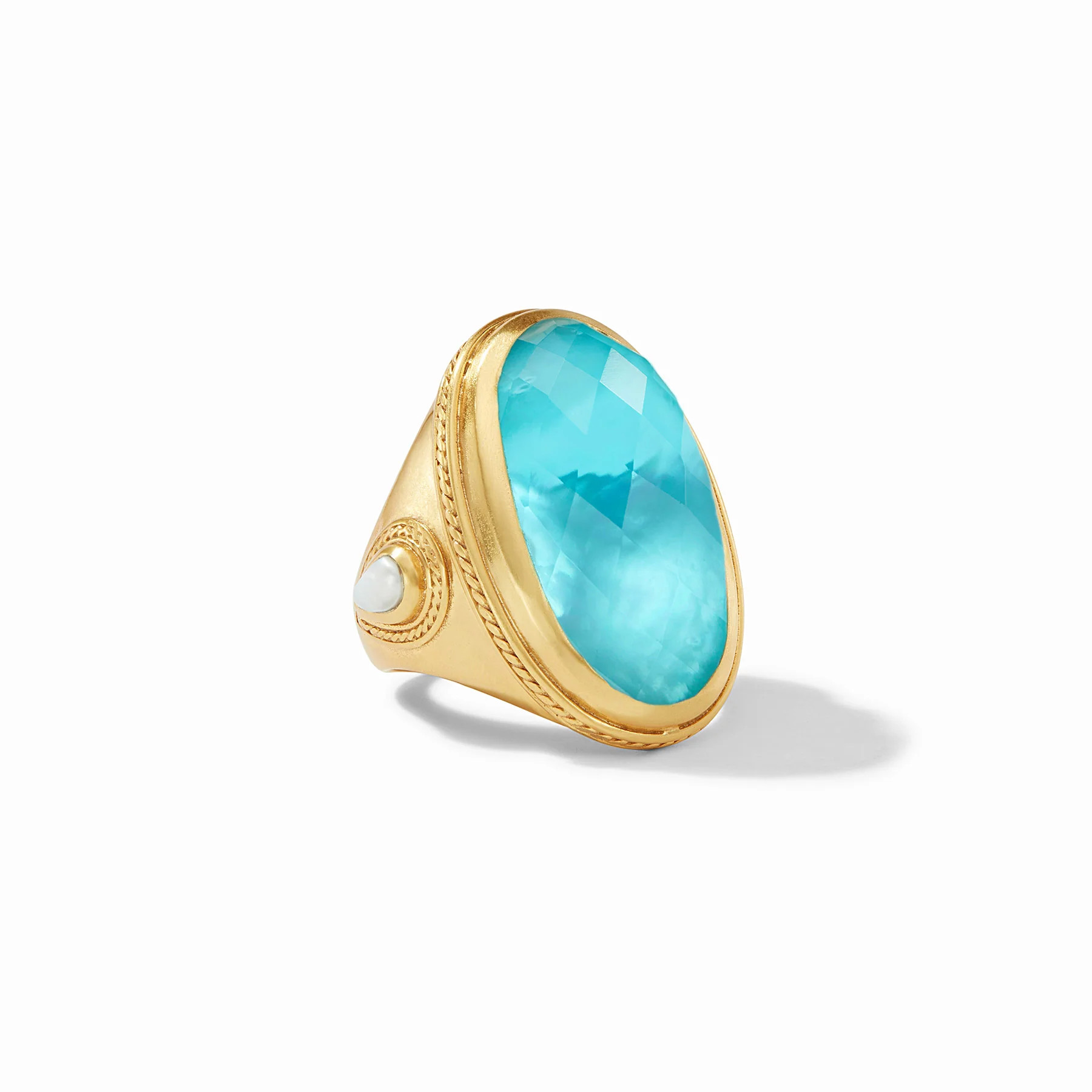 Cannes Gold Statement Ring | Julie Vos