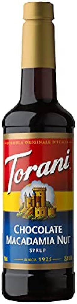 Torani Syrup, Chocolate Macadamia Nut, 25.4 Ounces (Pack of 1) | Amazon (US)