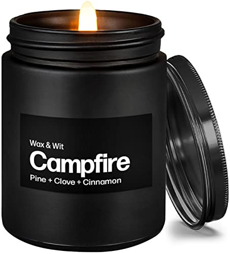 WAX & WIT Candles for Men, Gifts for Men, Pine Candle, Campfire Candle, Mens Candle, Scented Cand... | Amazon (US)