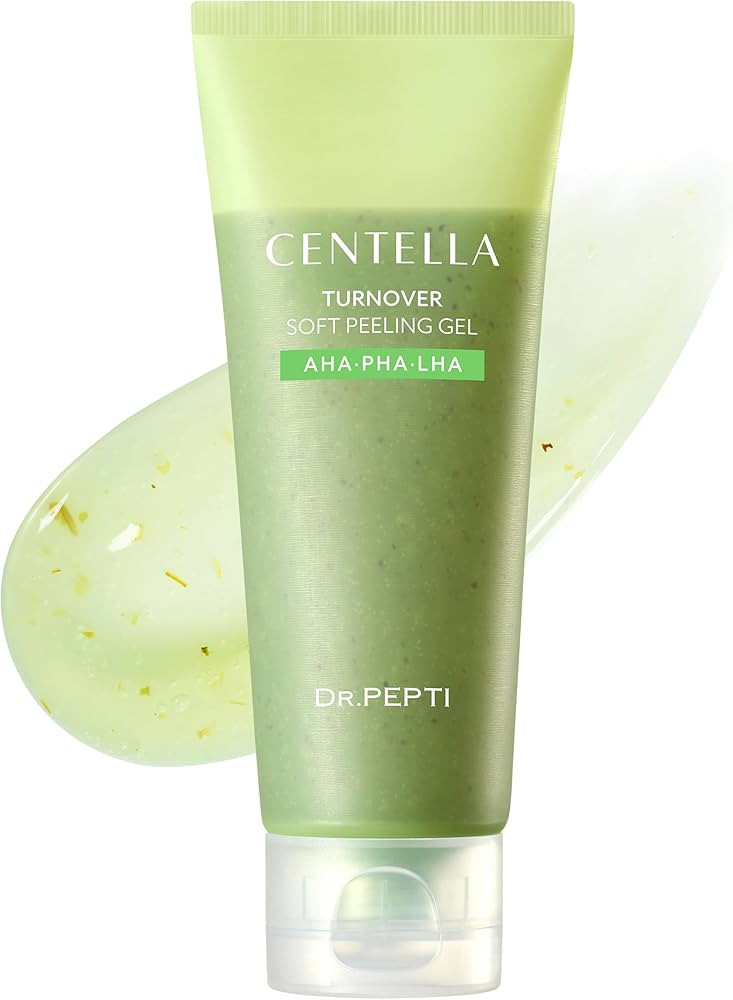 DR.PEPTI Centella Turnover Soft Peeling Gel - Korean Face Exfoliating Scrub with AHA BHA PHA LHA,... | Amazon (US)