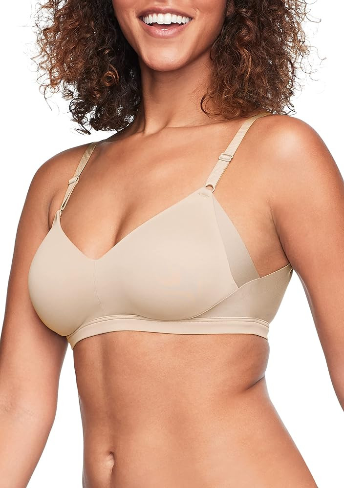 Warner's Women's No Side Effects Underarm and Back-Smoothing Comfort Wireless Lift T-Shirt Bra Rn... | Amazon (US)