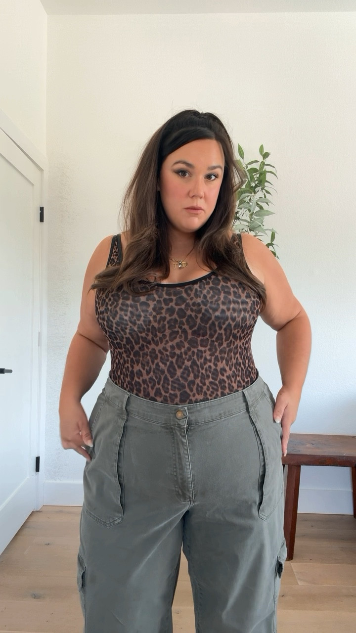 A styling a sheer bodysuit plus size lingerie plus size bodysuit 

#LTKPlusSize #LTKgrwm