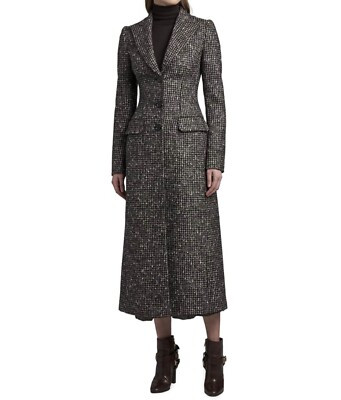 Dolce & Gabbana Single-breasted Houndstooth Coat 42/M | eBay UK
