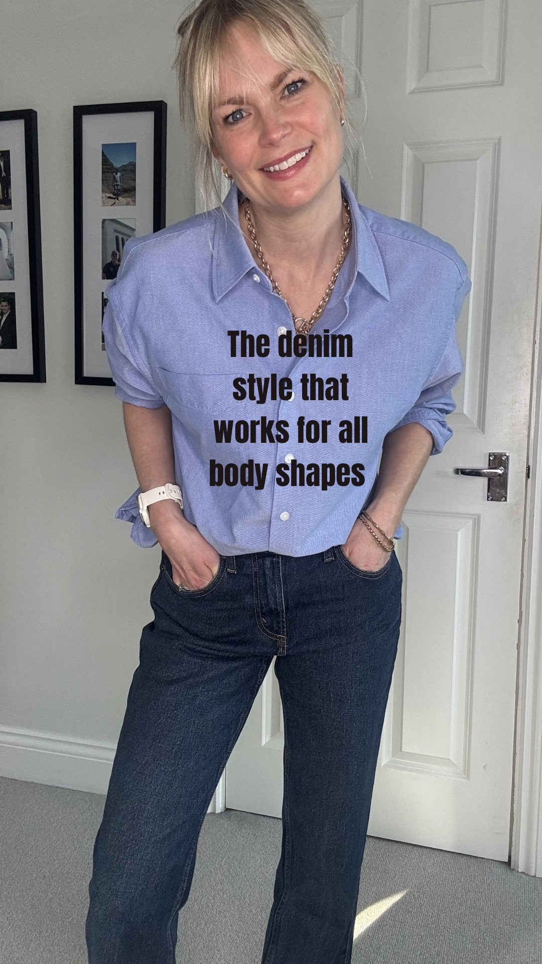 It’s a style that works for all body shapes but one that isn’t really available on the high street as everyone’s gone bananas for barrel legs!! 

£75
Cotton denim but not rigid or uncomfortable 
3 leg lengths 
Waist measured in inches for a precise fit 24-34 
Plus a curve option available to eliminate that gape at the back of your jeans. 
3 colour options 

The key is to go up an ankle length  so it hits at the right place at the top of your ankle bone. 

I am wearing regular even though I’m 5ft 2. 

Great for petites or those with short legs who’ve struggled to find an ankle length straight leg style 

#LTKjeans #LTKspring #LTKstyletip