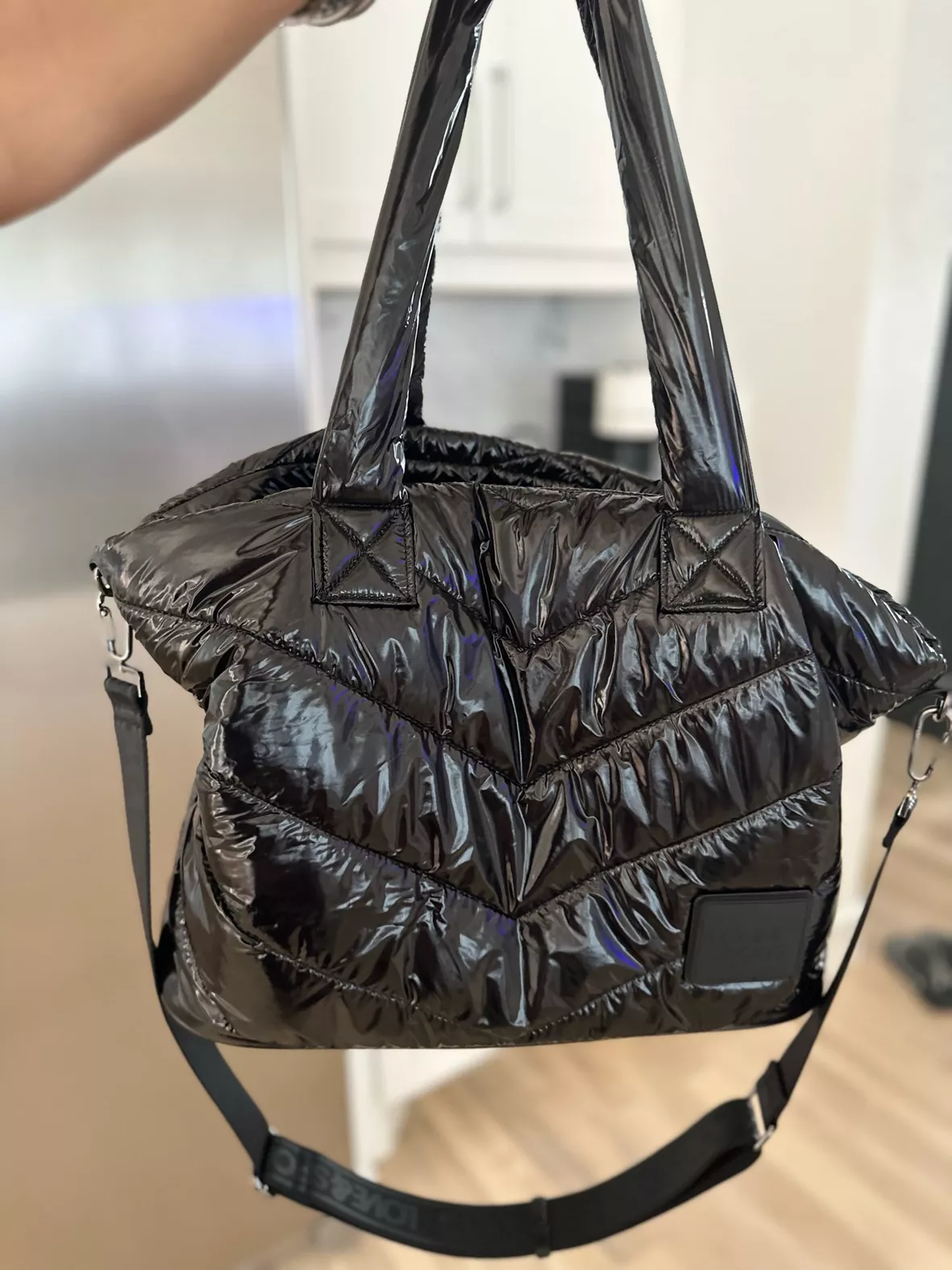 Love & Sports Women's Olivia Large Tote Bag, Black
