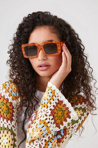 Square Tortoiseshell Sunglasses | Forever 21 (US)