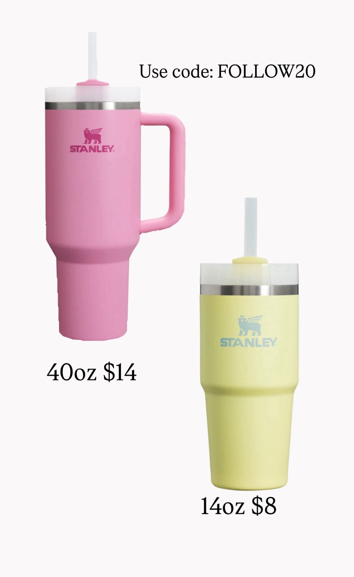 Use code follow20 I have never seen Stanley’s this low 

#LTKSaleAlert #LTKHome #LTKfitnessgoals