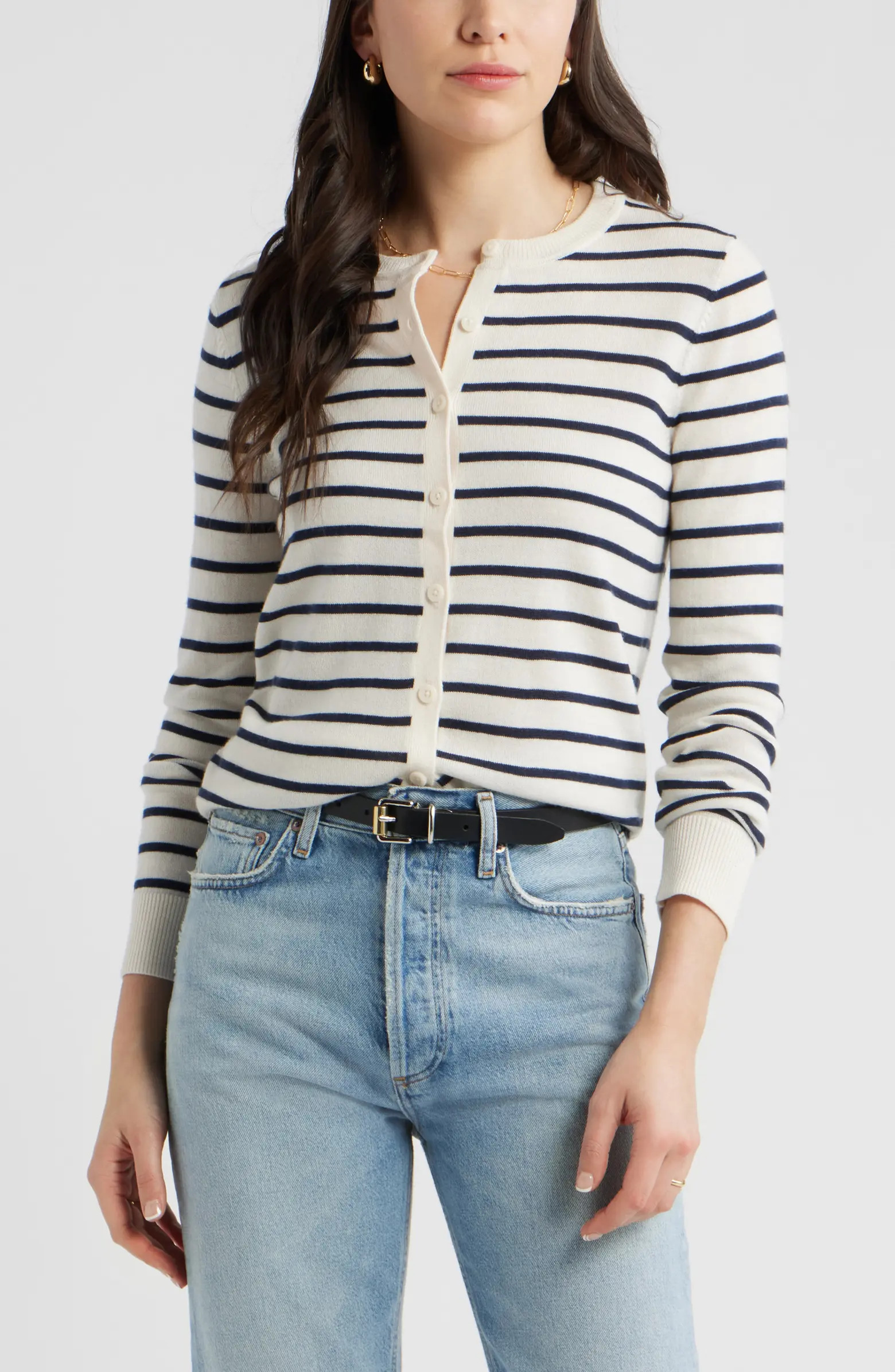 Merino Wool Blend Cardigan | Nordstrom