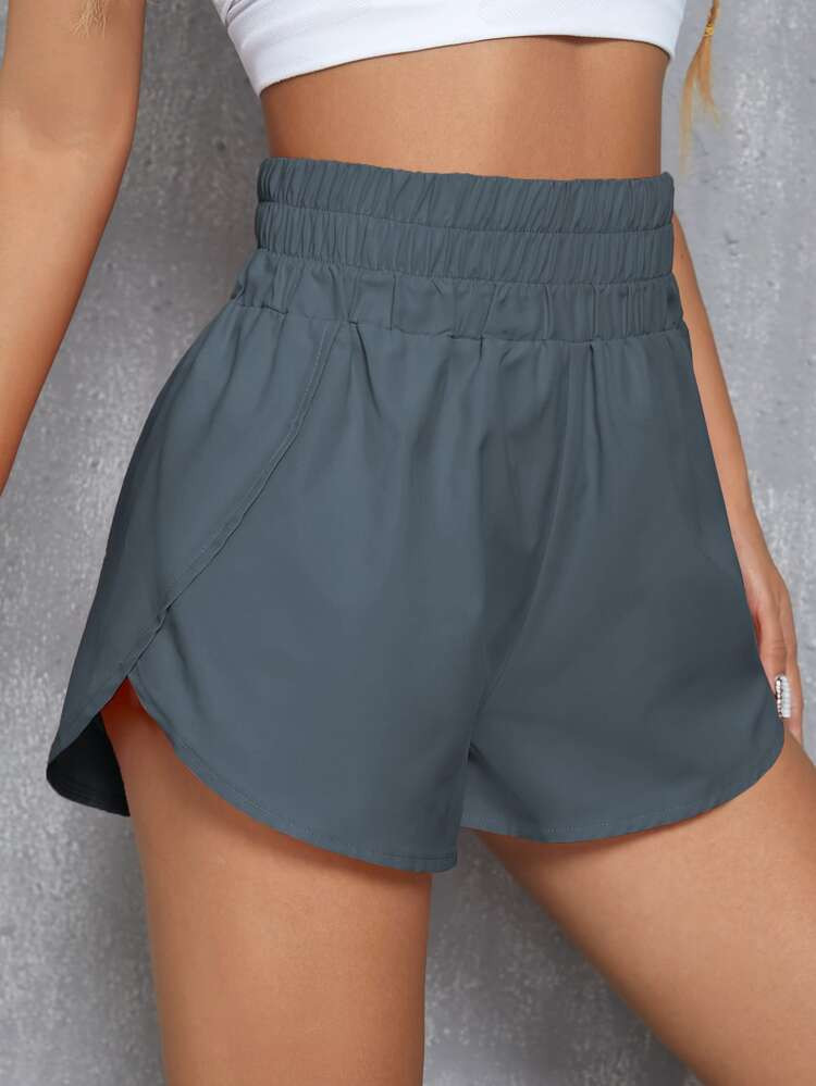 Wrap Detail Sports Shorts | SHEIN