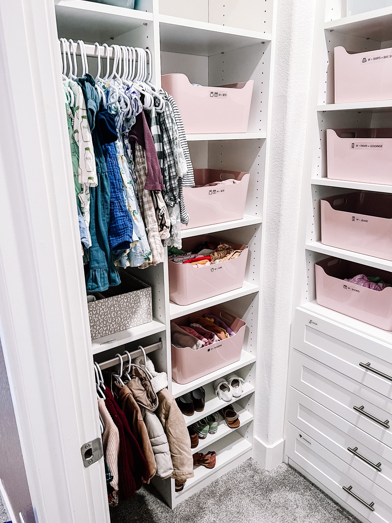 The cutest closet for 2 little girls 💕

#LTKhome #LTKkids #LTKfamily