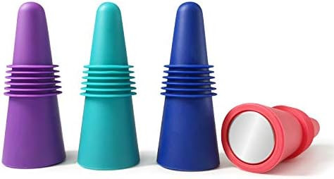 Reuseable Wine Bottle Stoppers - 4 Pack | Amazon (US)