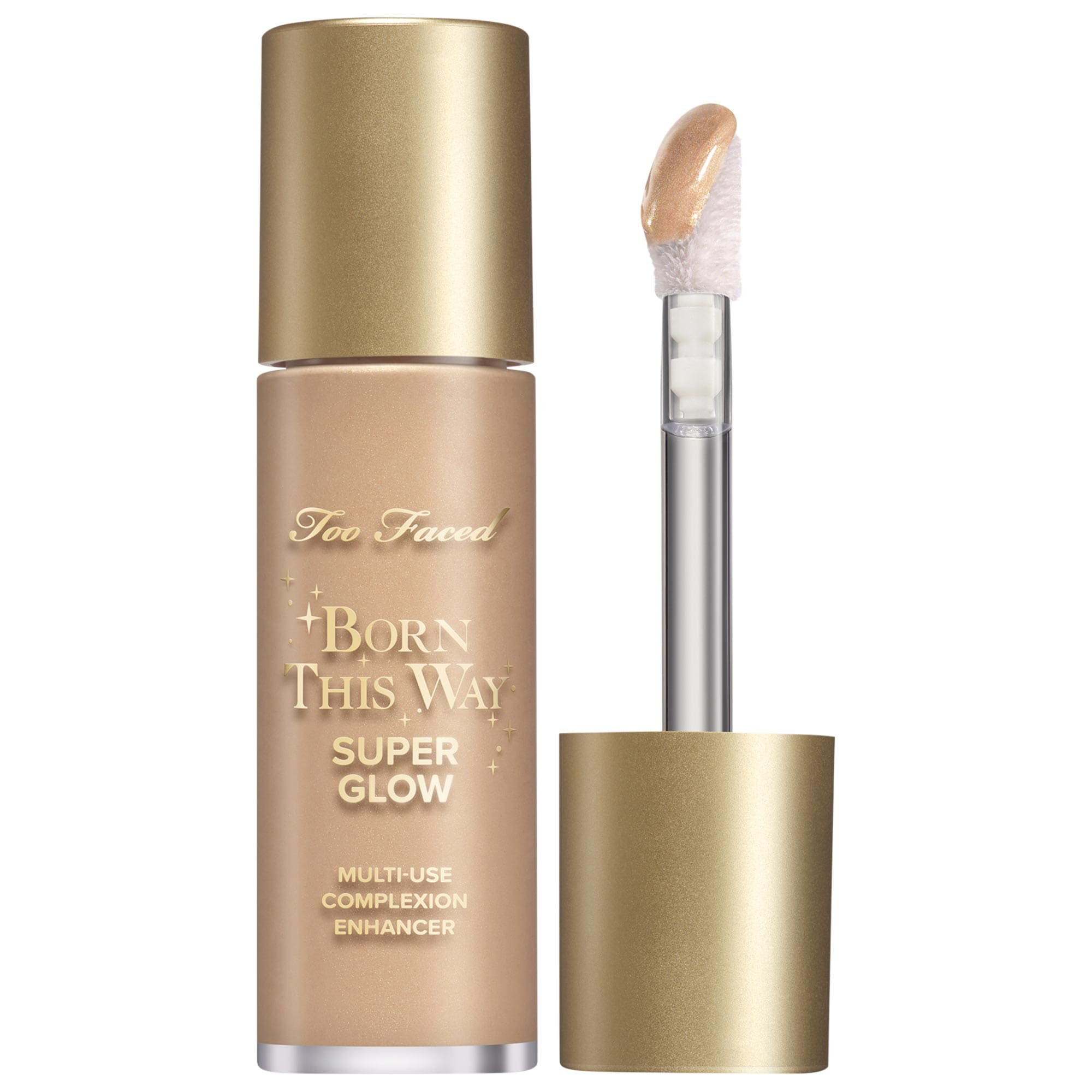 Too Faced Born This Way Super Glow Multi-Use Highlighting Skin Enhancer Honey Glow 1 oz/30 mL | Sephora (US)