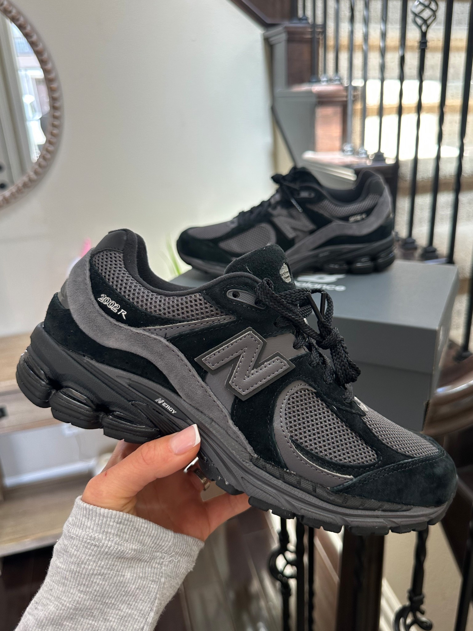 New Balance 2002R 🔥
Color- black/magnet 

#LTKWorkwear #LTKSaleAlert #LTKShoeCrush