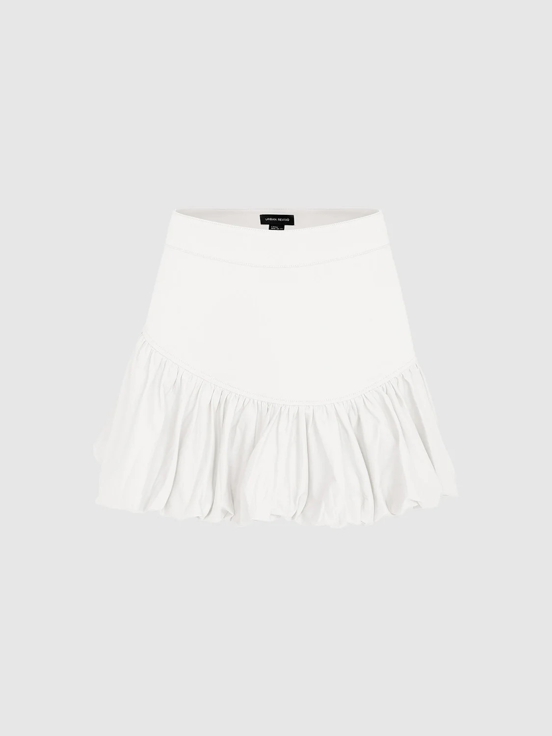 Elastic Waist Mini A-Line Skirt | Urban Revivo