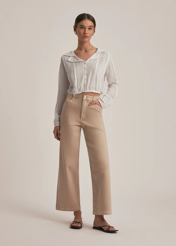 THE MISCHA SUPER HIGH RISE WIDE LEG ANKLE | Favorite Daughter