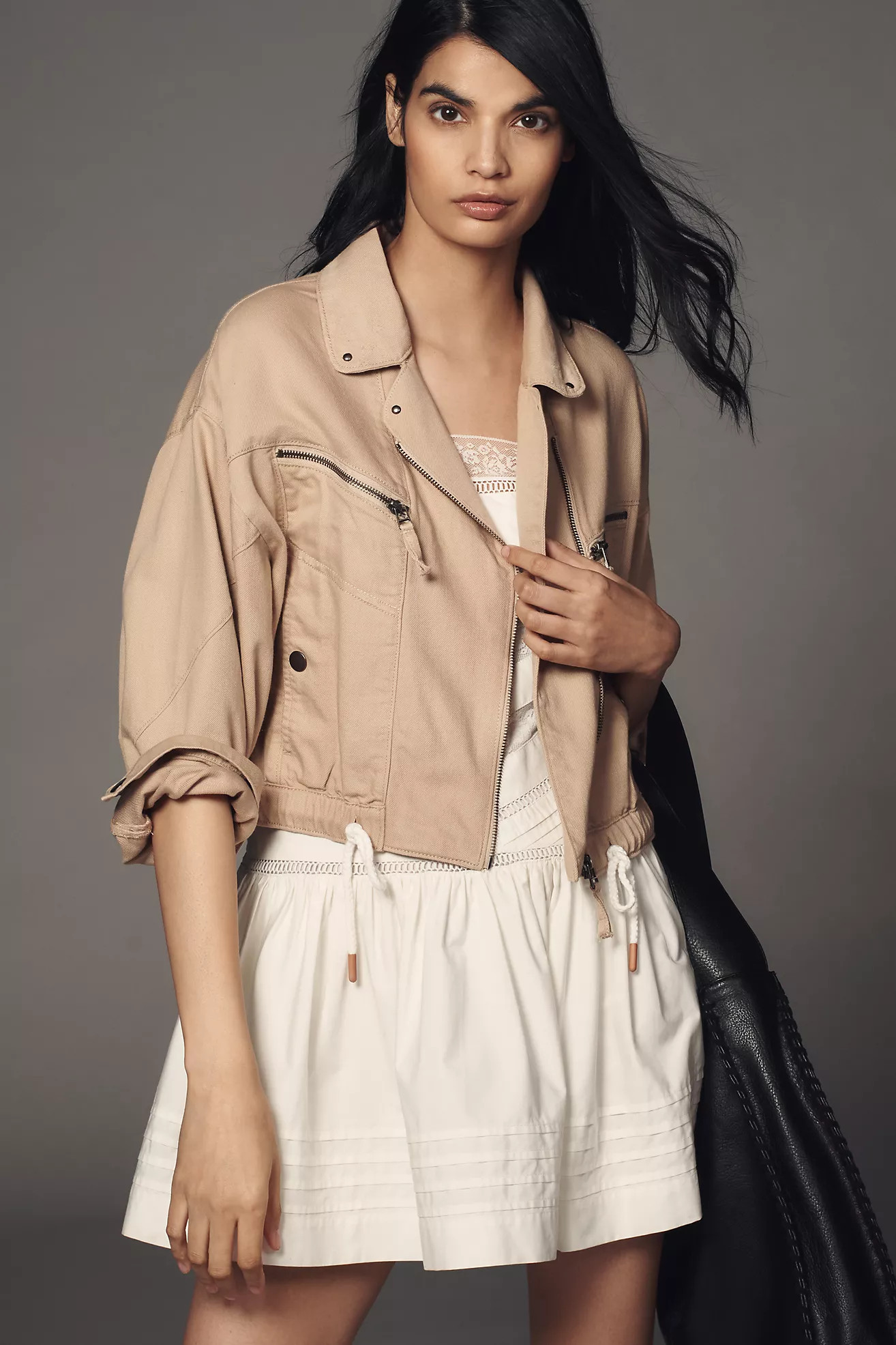Pilcro Tidal Moto Utility Jacket | Anthropologie (US)