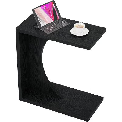 Tribesigns C-Shaped End Table, Couch Table for Small Space, Black | Target