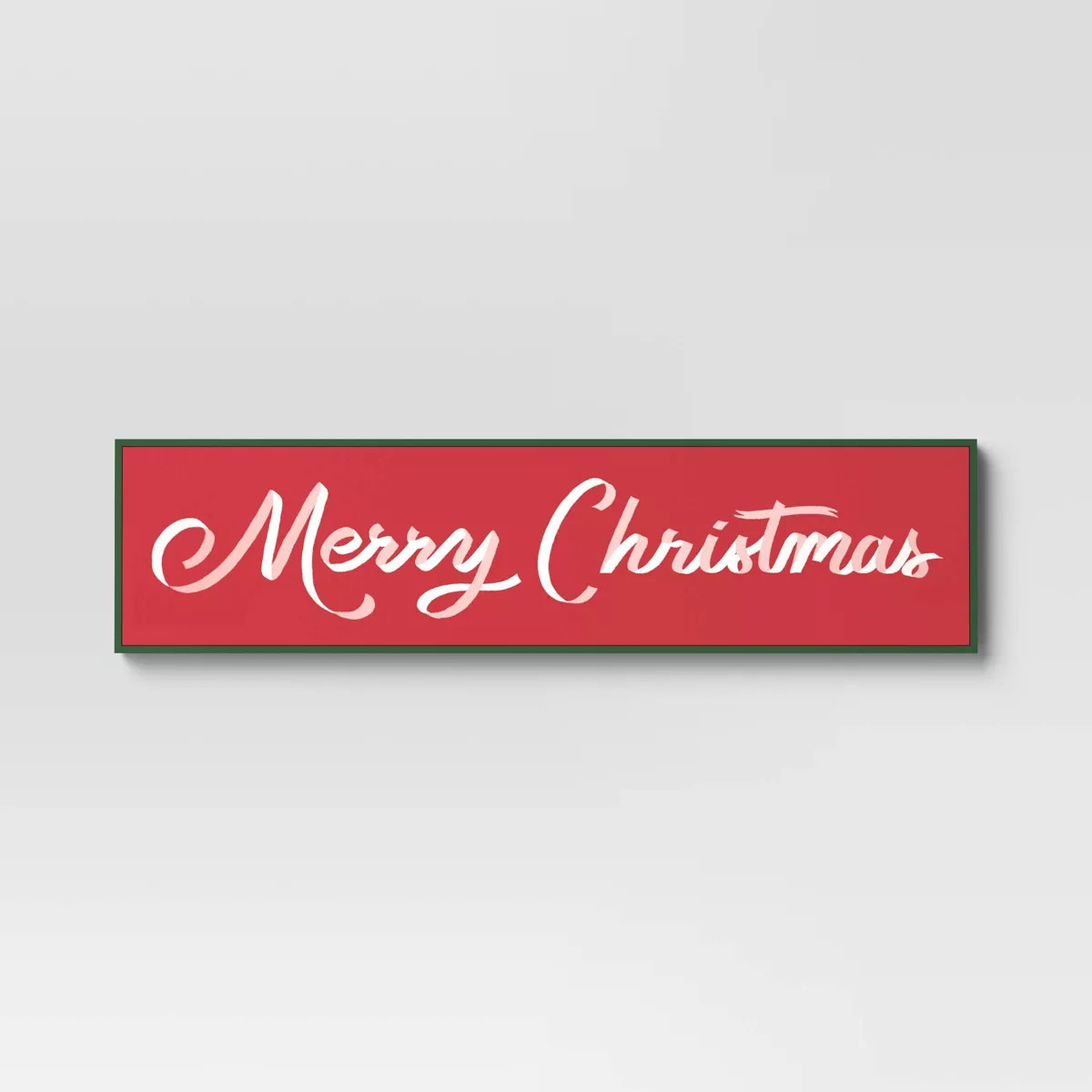 10"x40" Merry Christmas Framed Canvas Wall Art - Threshold™ | Target