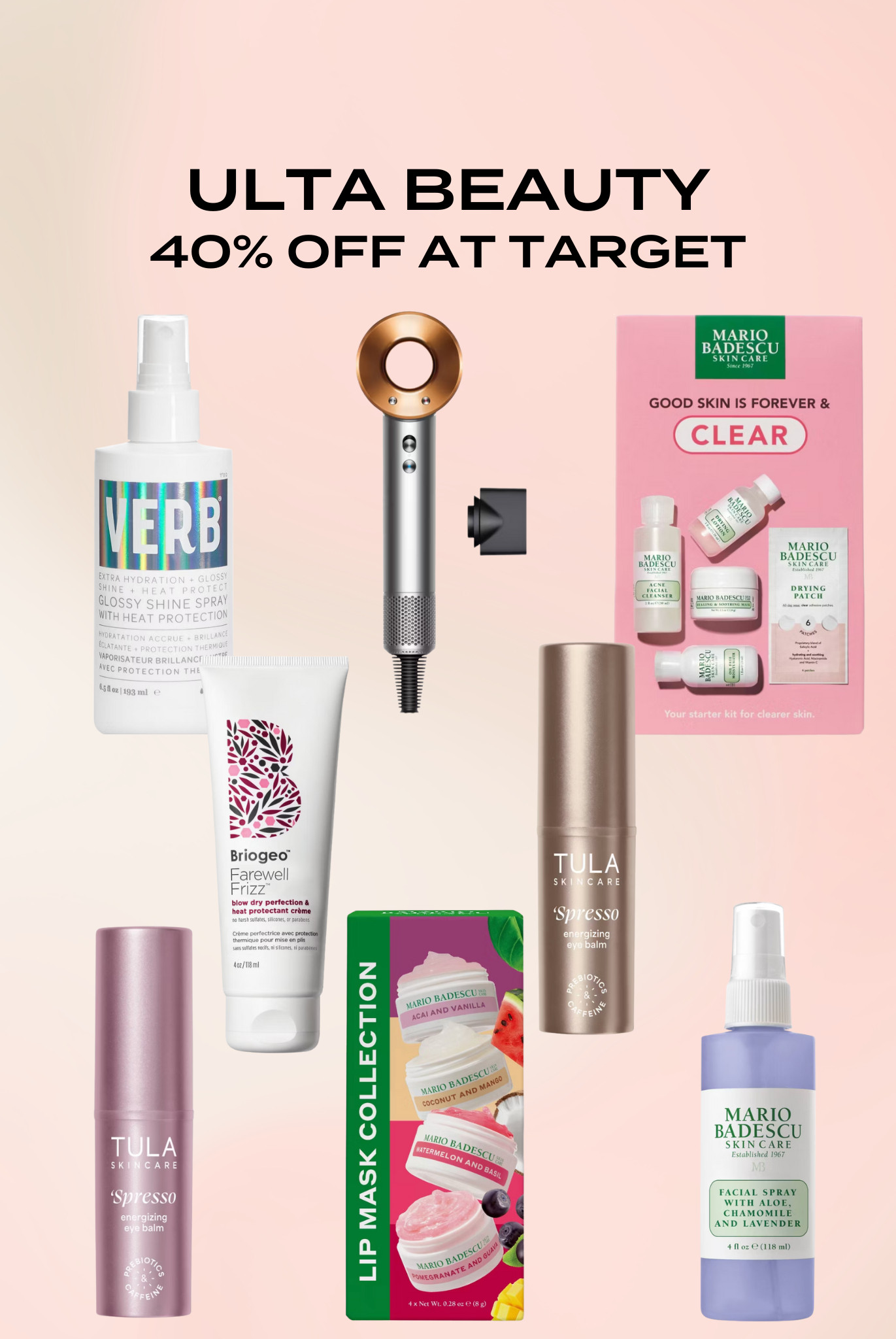 Ulta Beauty 40% off at Target! 💞 

 #LTKGiftGuide #LTKSaleAlert #LTKBeauty