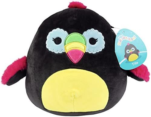 Squishmallow 8" Tito The Toucan - Official Kellytoy Adorable Plush - Cute and Soft Bird Stuffed A... | Amazon (US)