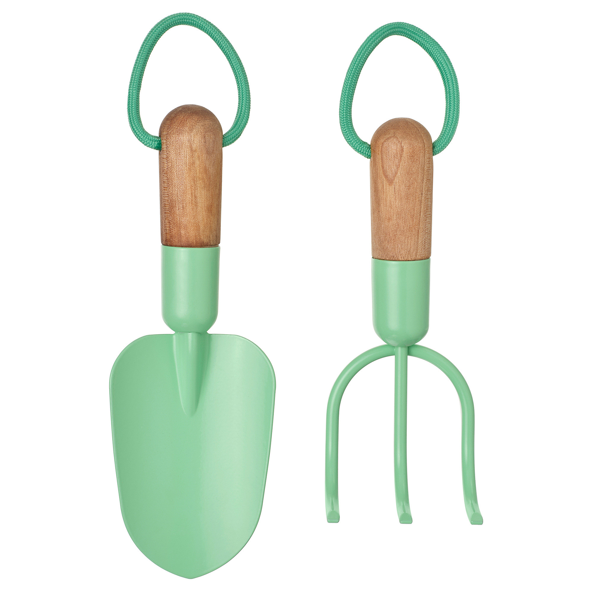 LÄRKAR 2-piece gardening set, birch/small light green | IKEA US