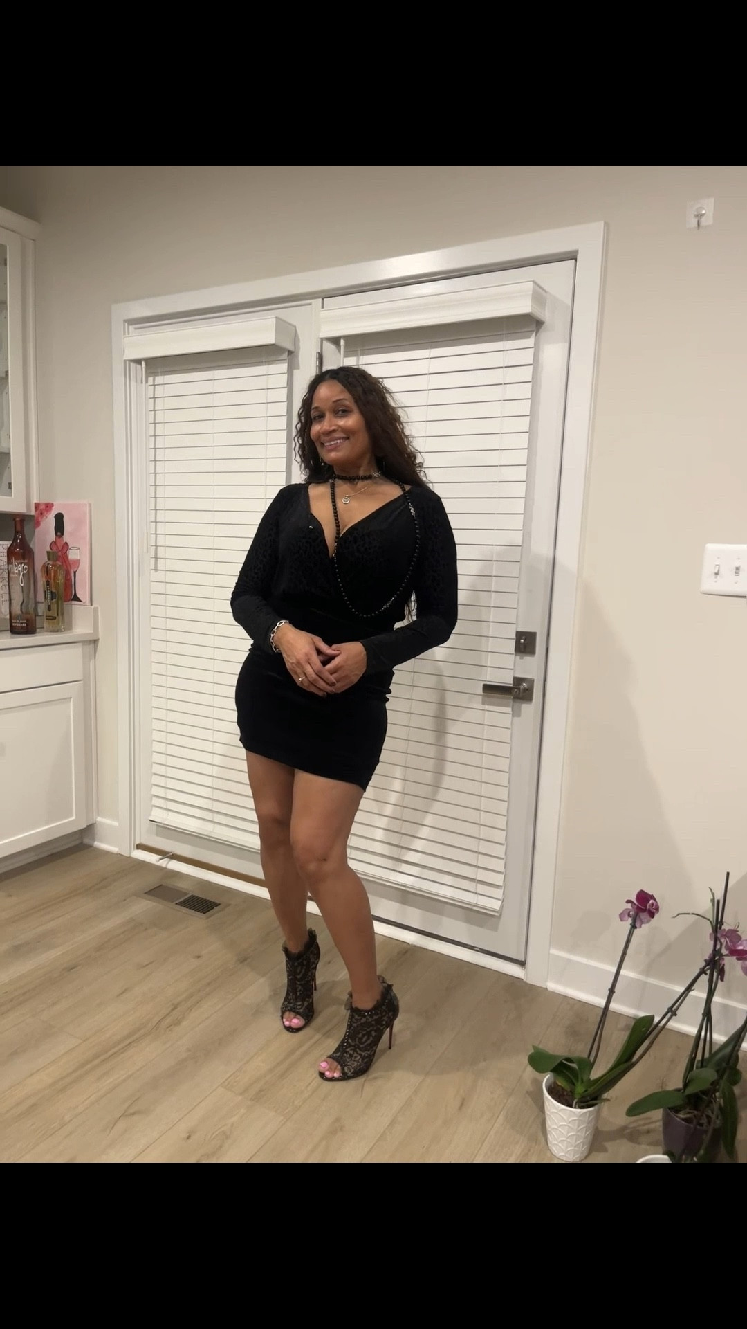 Little black fit. Super cute. Velvet skirt and top. #express #datenight #girlsnight #fun #allblack

#LTKvlog #LTKSaleAlert #LTKootd