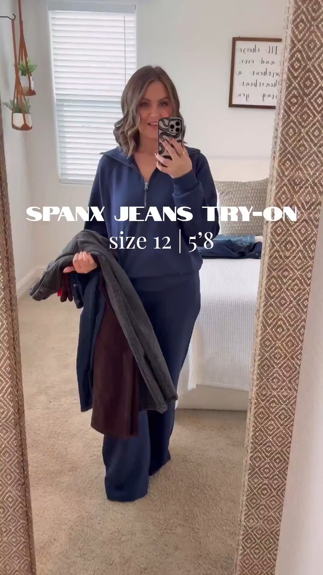 Fall basics Spanx try-on, size 12
code: CourtneyHxSpanx for 15% off your first purchase + free shipping!!

AirEssentials, XL (size up 1)
Booty boost leggings, Large
*both in Timeless Navy
90s Straight leg jeans, Large
*Carbon denim & Truffle brown corduroy
EveryWear Ankle skinny jeans, Large
EveryWear Wide leg jeans, Large
*both in Poseidon wash 

If you’re shorter than 5’7 I would consider petite length!

loungewear, curvy denim, shaper denim, shapewear jeans, midsize, closet staples, denim, fall style, Courtney Hamilton

#LTKSaleAlert #LTKMidsize #LTKFindsUnder100