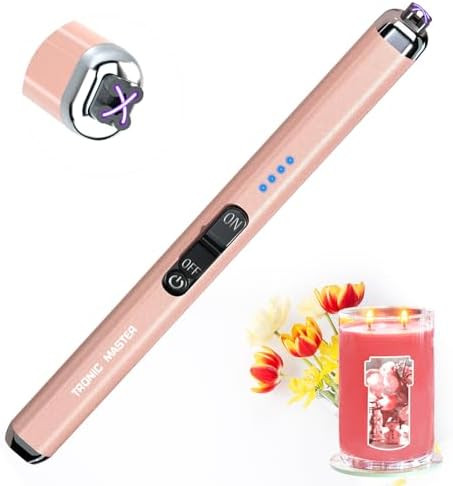 Electric Candle Lighter Valentine's Day Gifts for Women Mom Men Dual Arc USB Rechargeable Windpro... | Amazon (US)