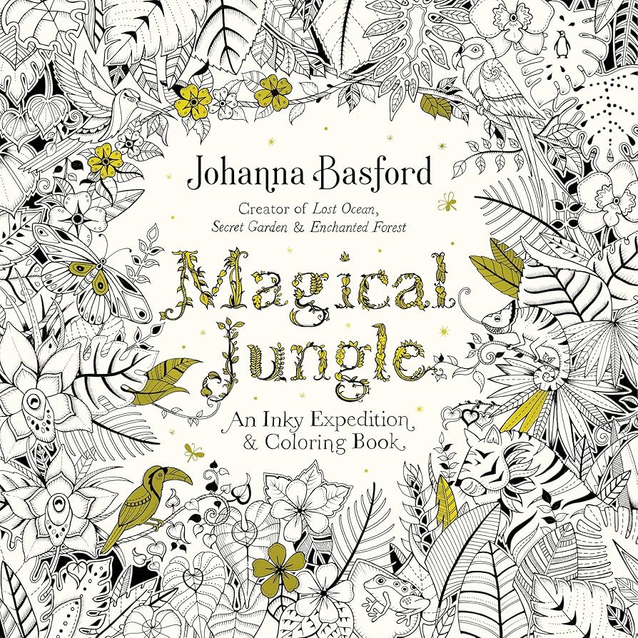 Magical Jungle: An Inky Expedition and Coloring Book for Adults | Amazon (US)