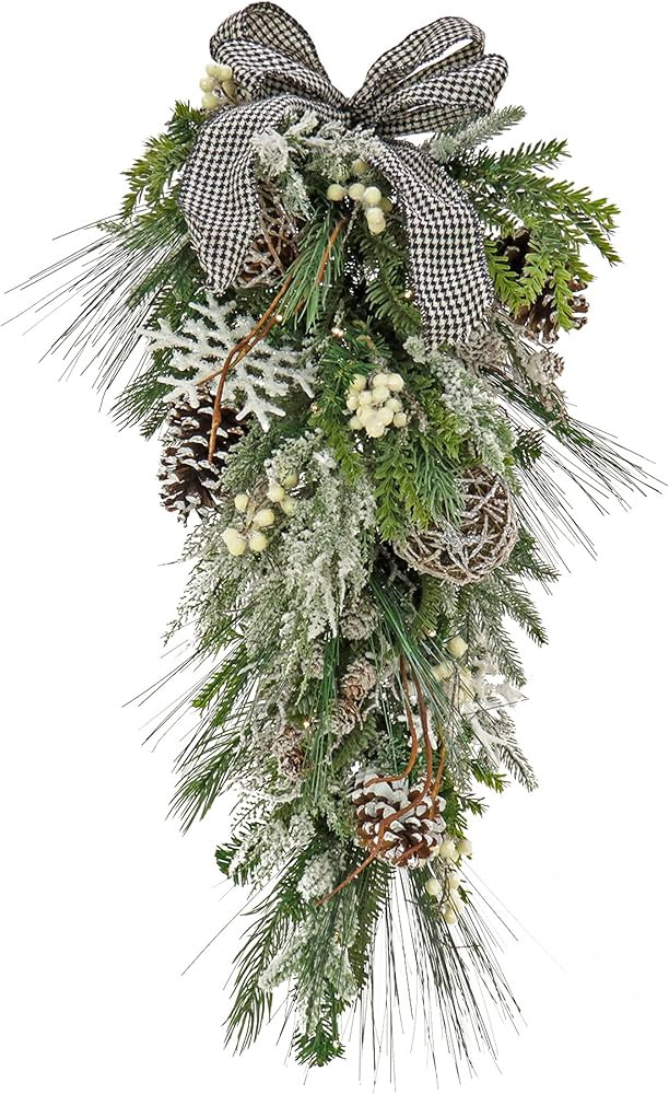 National Tree Company AH63-CWHS25 Decorative Artificial Swag, Green | Amazon (US)