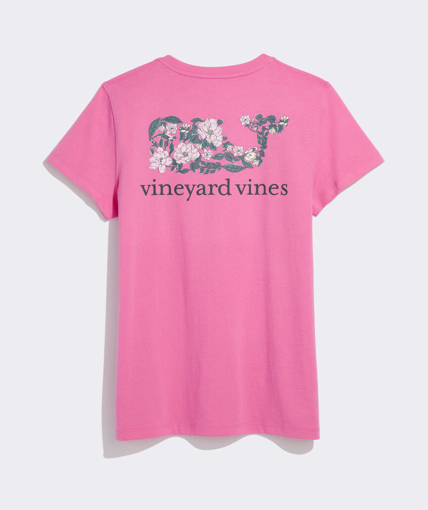 Magnolia Block Print Dynamic Whale Short-Sleeve Pocket Tee | vineyard vines
