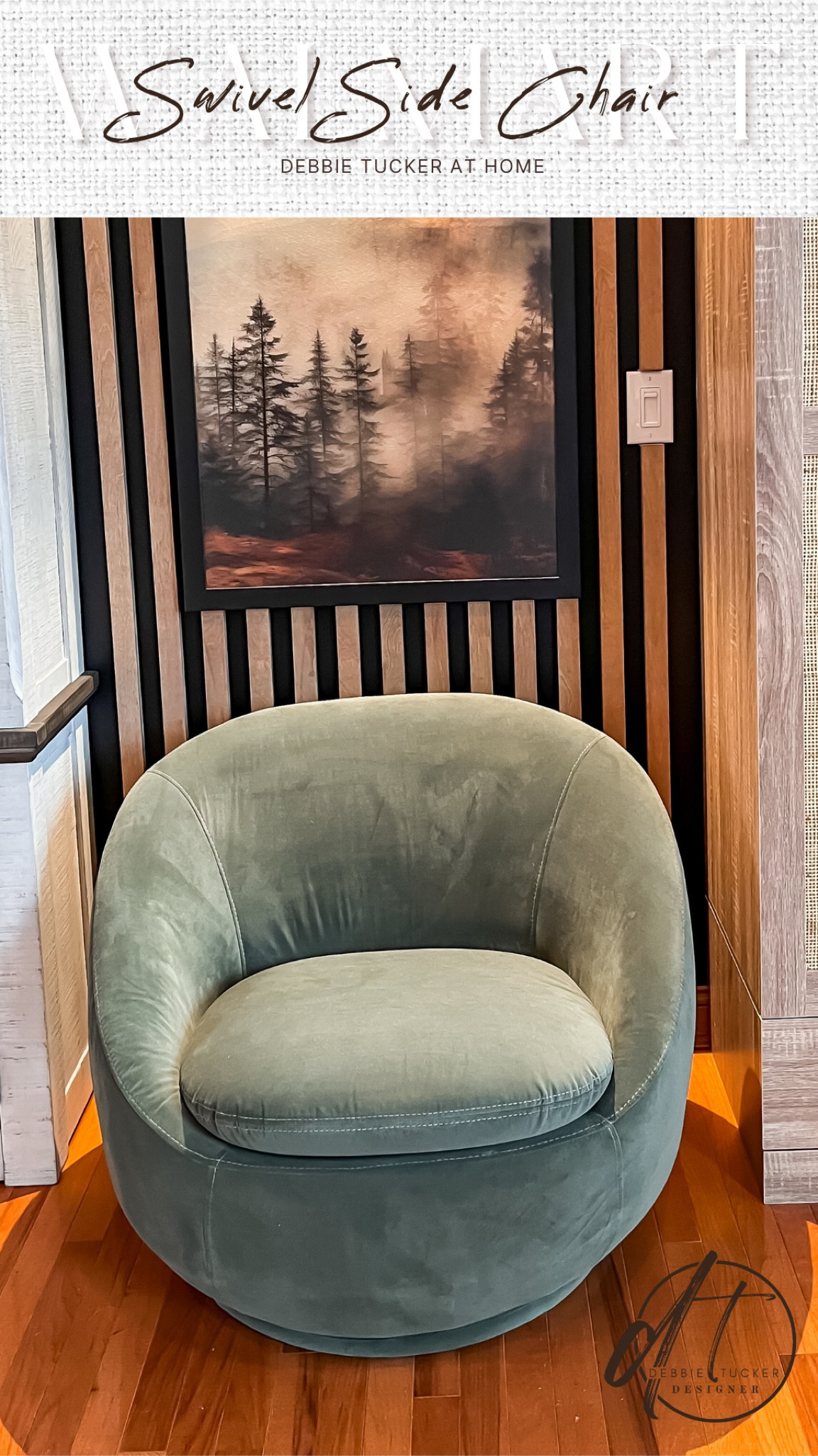 Beautiful and comfy swivel chair in Olive green. Walmart nailed it with this one from Better Homes & Garden!

#sidechair #accentchair #greenchair #velvetchair

#LTKHome