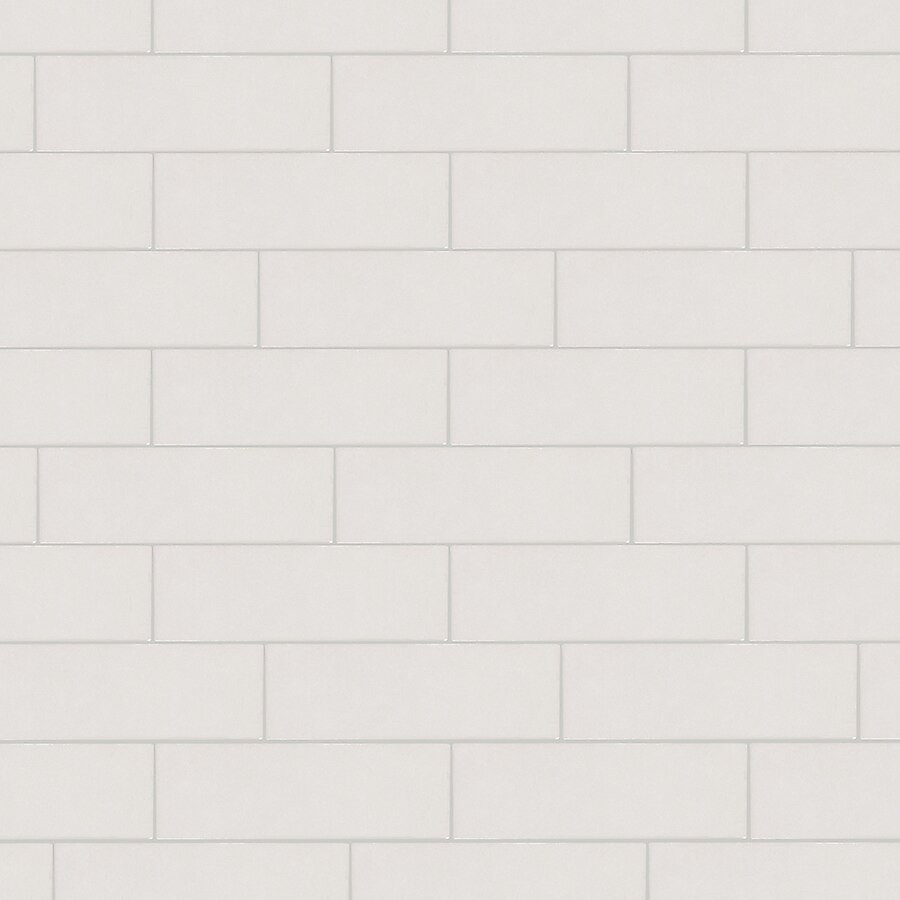 Boutique Ceramic Zellige French Canvas White 3-in x 9-in Glazed Ceramic Subway Wall Tile (2.97-sq... | Lowe's