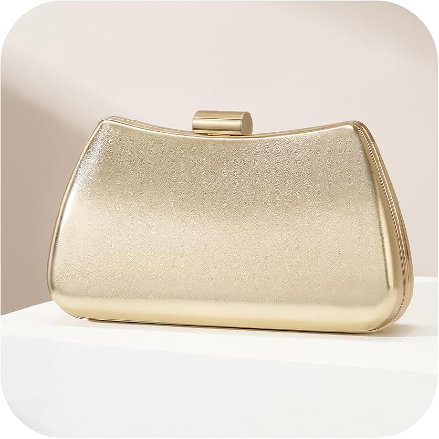 Clutch Purses for Women, Black Evening Clutch Bag, Handbag for Wedding | Amazon (US)