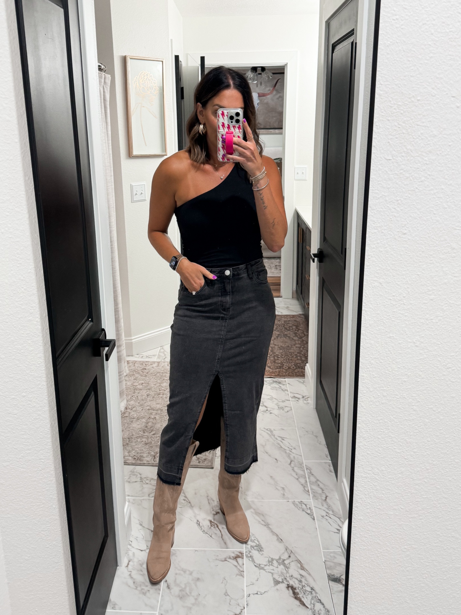 One shoulder top-medium
Denim skirt-medium 

#WalmartFashion @WalmartFashion #walmartpartner @walmart

#LTKFindsUnder50 #LTKStyleTip #LTKSaleAlert