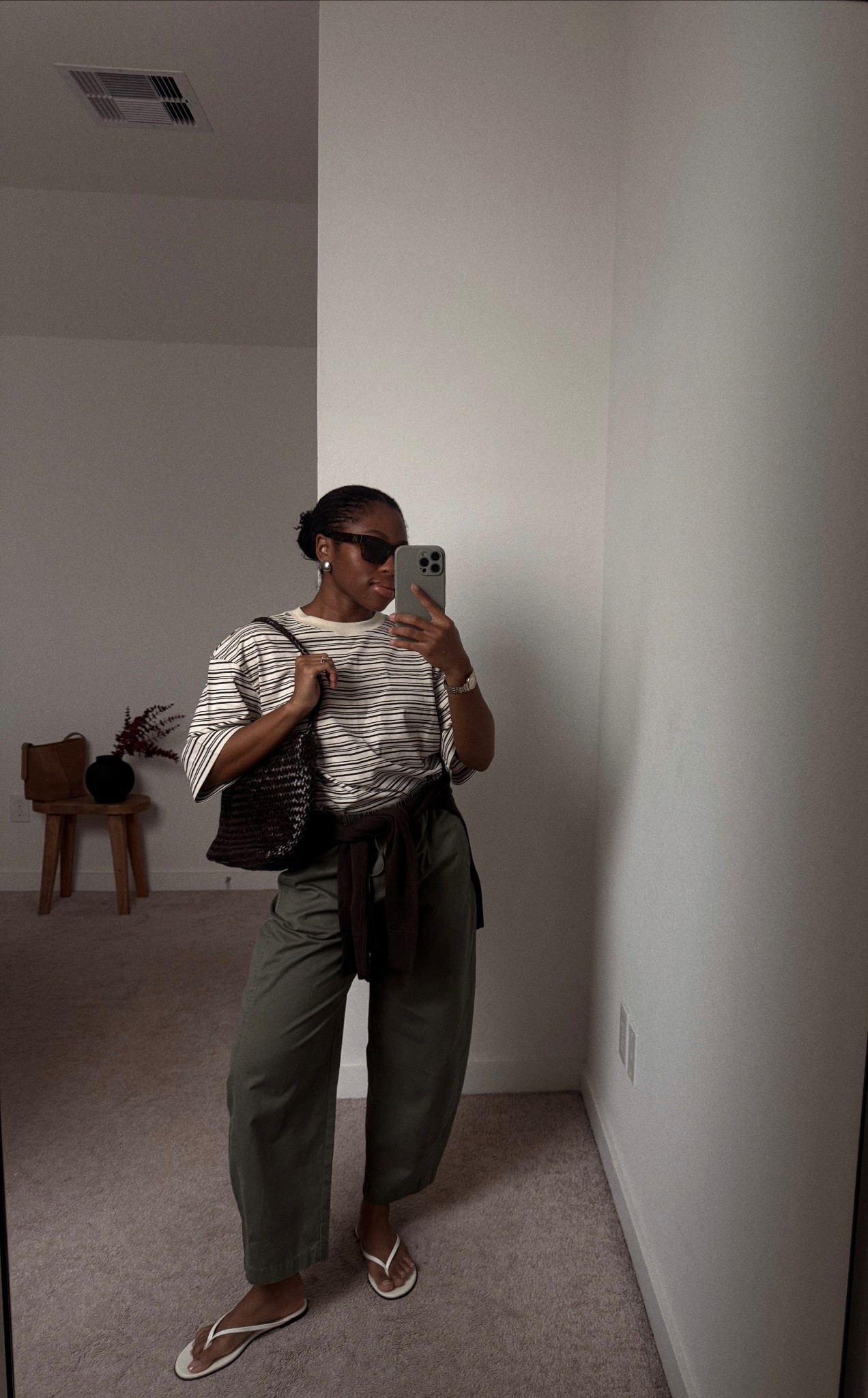 2025.09.06 - casual pre-fall outfit 🍁

the top is sold out but I linked similar! 
striped top // barrel jeans // brown bag 

#LTKPetite #LTKStyleTip #LTKxMadewell