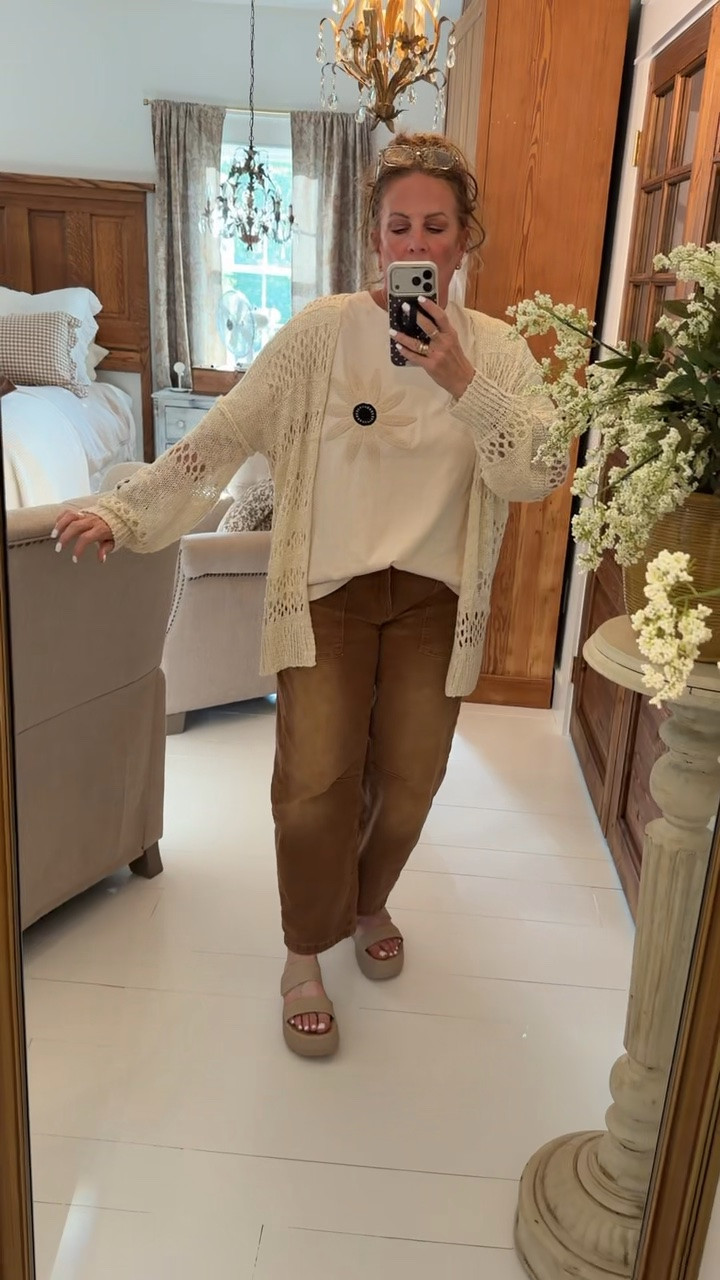 Outfit of the Day: this Summer outfit fits my neutral color scheme and also adds some nice texture and layering options while still being lightweight and comfortable.

#LTKootd #LTKSeasonal #LTKMidsize