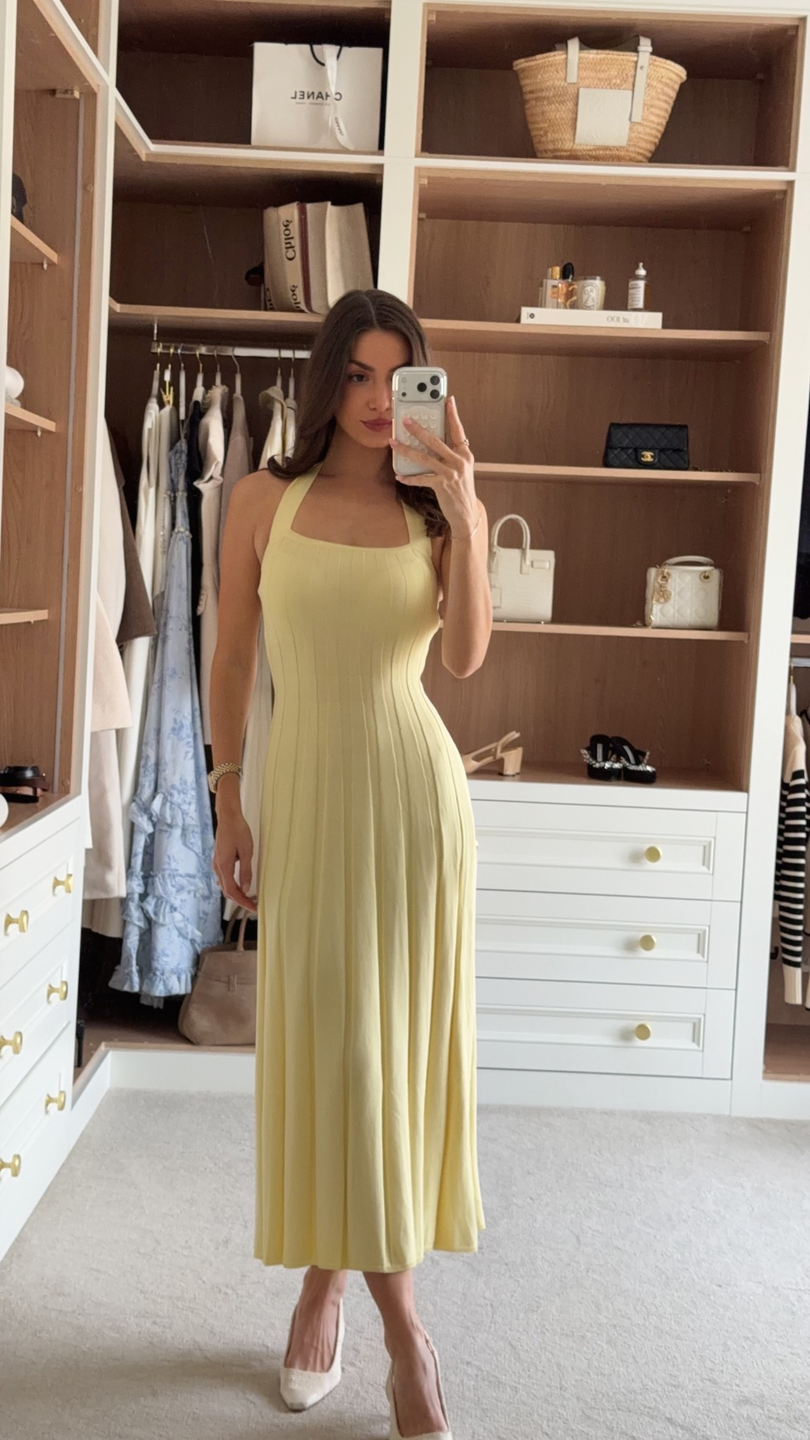 Prettiest yellow dress for spring - perfect wedding guest dress too 

#LTKuk #LTKspring #LTKeurope