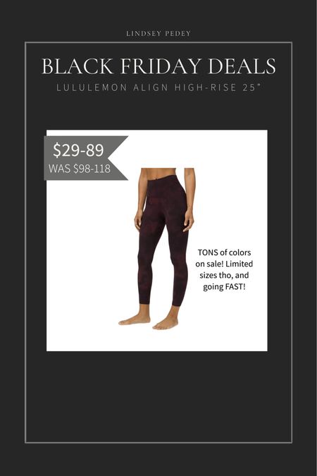 Lululemon align leggings on sale!!! Run!! $29-89! Going fast! 

Gifts for her, gift guide, gifts for teens, gifts for girls, Black Friday, cyber Monday, Lulu, lululemon, align, leggings, 

#LTKCyberweek #LTKGiftGuide #LTKsalealert