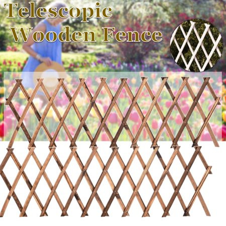 Lattice Fence Wooden Expandable Plant Climbing Lattices Trellis Fence,Open Screen Wooden Fencing,Ant | Walmart (US)