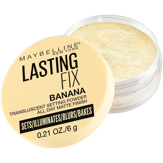 Maybelline Banana Powder Loose Setting Face Powder, Shade 10, 0.21 Ounce | Amazon (US)