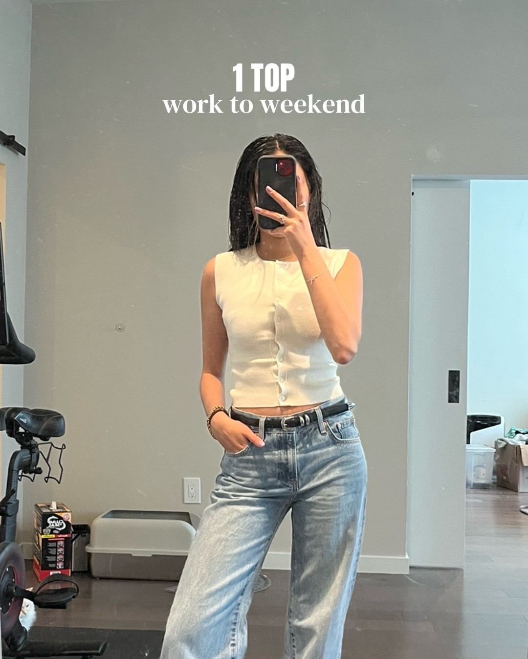 golightly top: work to weekend

versatility is SUCH a priority to me when buying pieces — as a 23 year old new grad, timeless pieces i can wear on repeat help me balance my budget with the ability to create new outfits without buying more. here’s an example of how i wear the golightly top to the office and casually @Aritzia 

#worktoweekend #capsulewardrobe #casualoutfit #officeoutfits work vs weekend wear, styling the same top for work and weekend, office and casual wear, office and weekend wear, farrah low rise jean

#LTKWorkwear #LTKootd