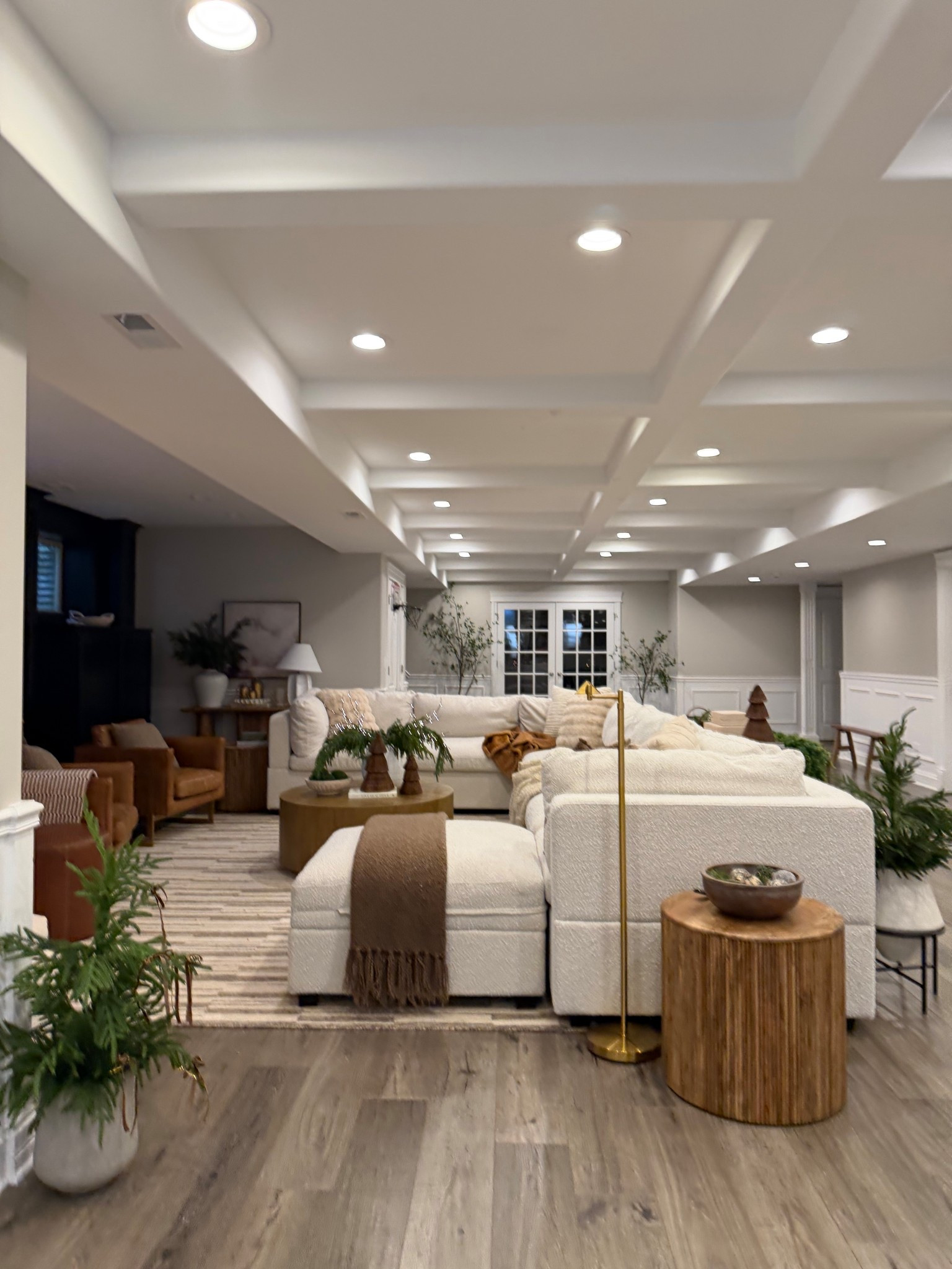 #ad Our basement sectional is 40% off now + white glove delivery! Sale ends 12/14! 

@albanyparkhome #myalbanypark #basement #sofasectional #rug #sofa 

#LTKHoliday #LTKSaleAlert #LTKHome